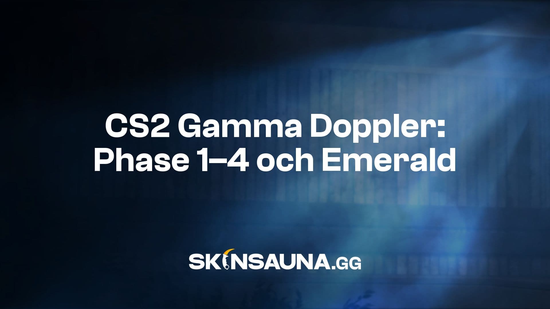 Fem M9 Bayonet Gamma Doppler-knivar sida vid sida: Fas 1–4 och Emerald