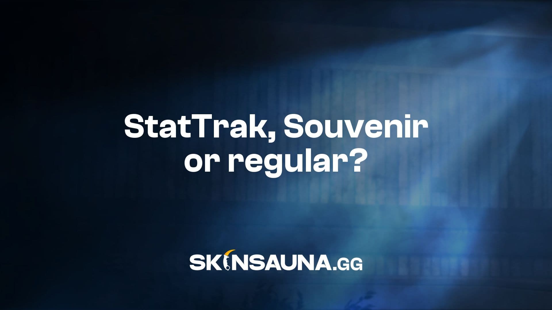 A regular, StatTrak, and Souvenir CS2 skin side by side to illustrate the differences between the item versions.