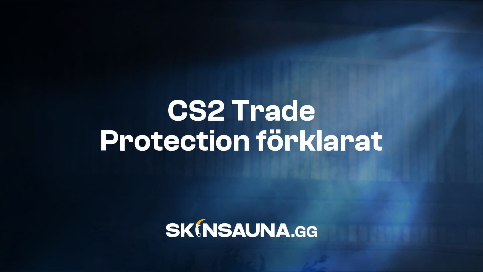 CS2 Trade Protection markerad med en gul sköld i ditt Steam-inventarie