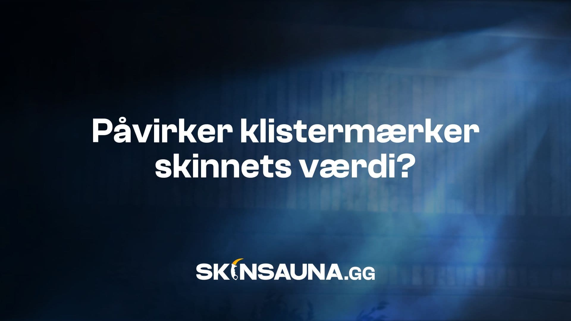 Klistermærker sat på overfladen af et CS2-våben, hvor deres placering og stand kan påvirke skinets værdi.
