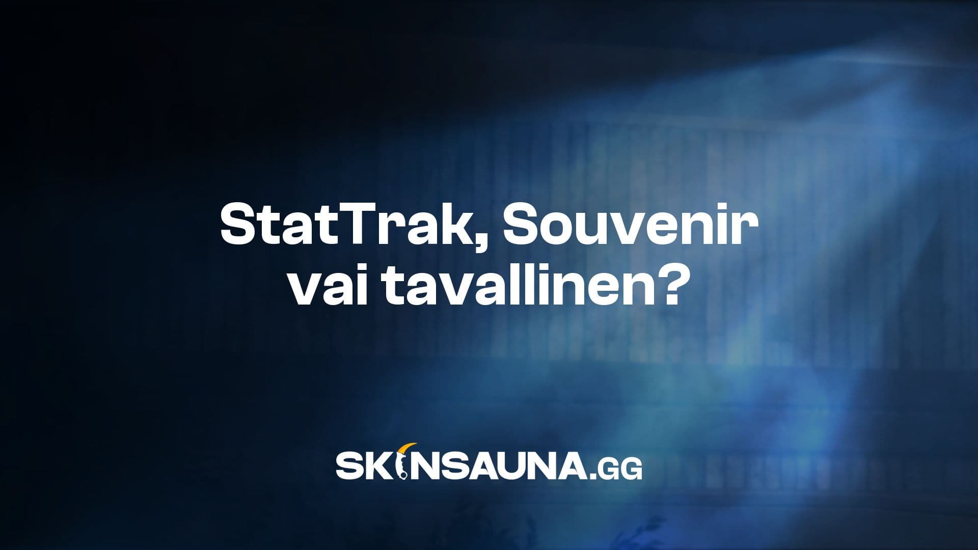 Tavallinen, StatTrak- ja Souvenir-CS2-skini rinnakkain esineversioiden erojen havainnollistamiseksi.